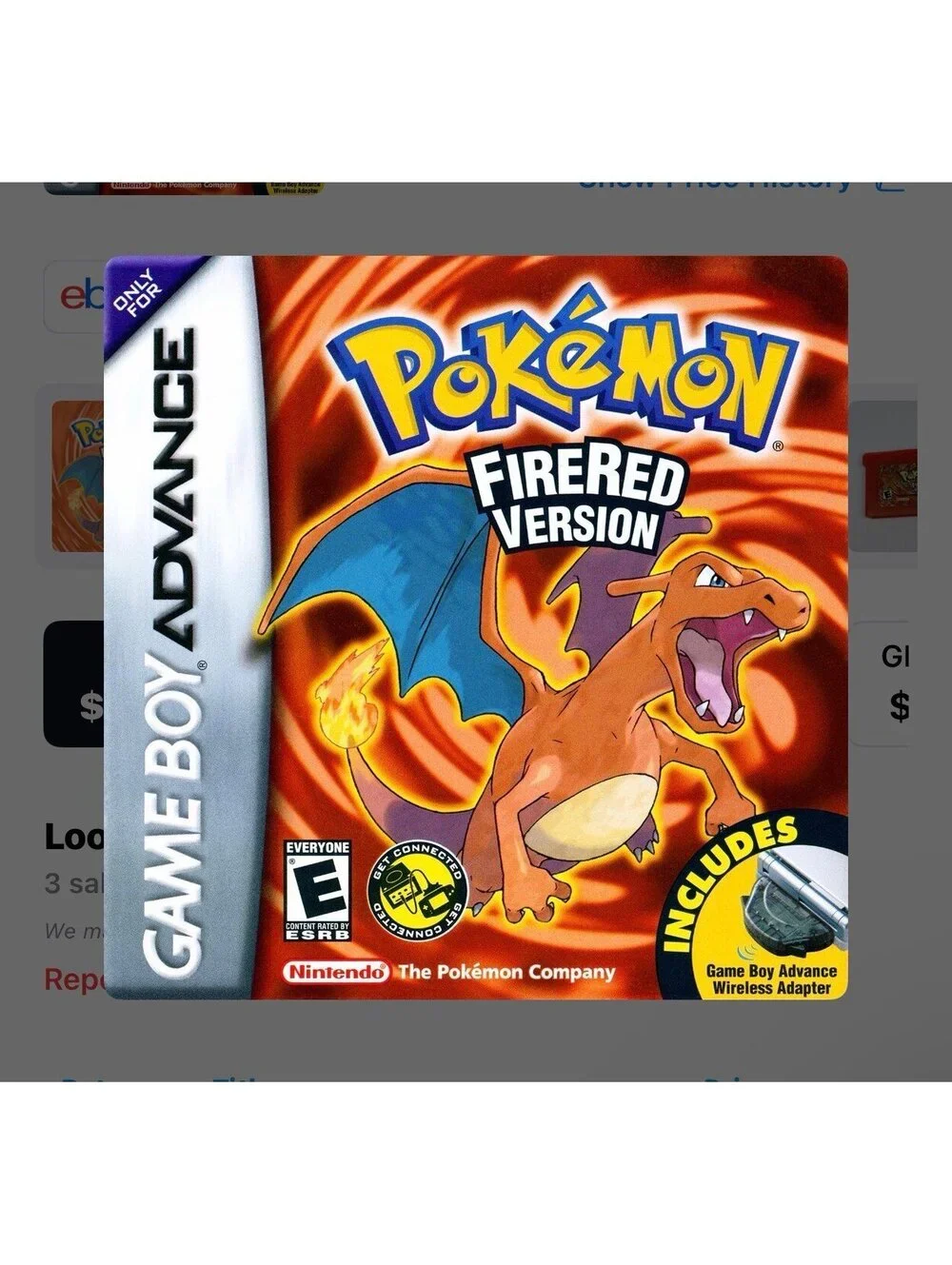 Pokemon FireRed for Gameboy Advance